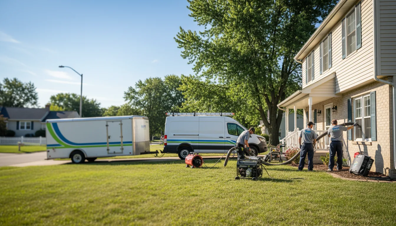 Flooded Basement Restoration And Cleanup With Repair in Hampton, NE near me